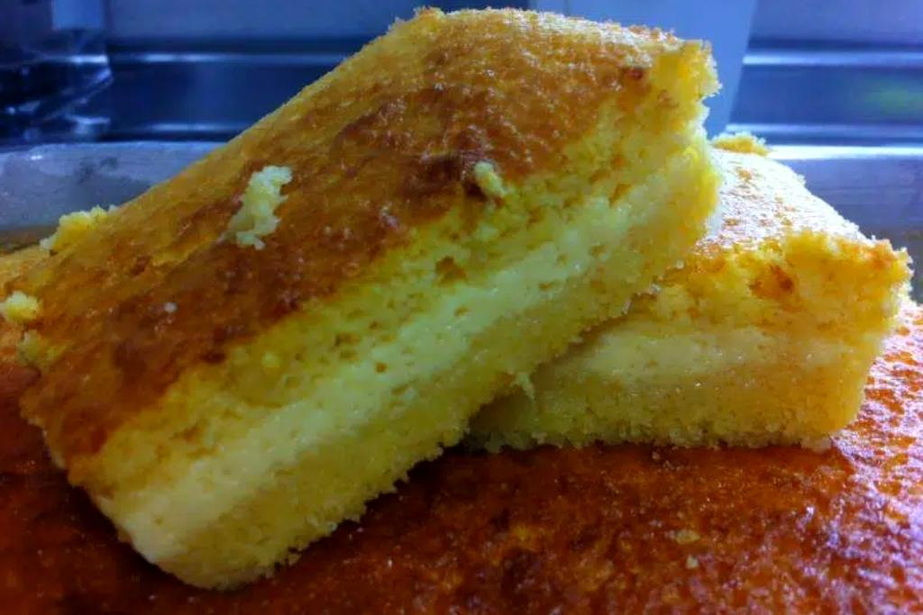 Bolo de milho com queijo, fica cremoso igual pamonha perfeito